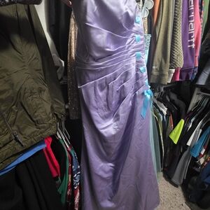 Elegant Lavender Evening Gown